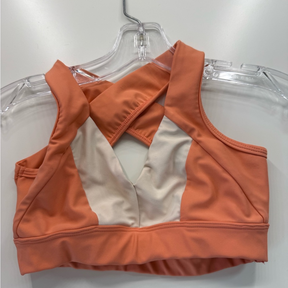 Peach and Cream Sports Bra